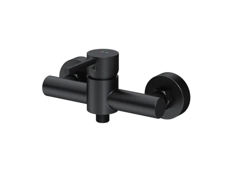 Einhebelmischer<AM.PM Einhebel Duscharmatur X-Joy S Brausearmatur aus Messing Brausebatterie Spike FPA20022 Schwarz