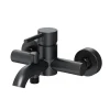 Einhebelmischer<AM.PM Einhebel Wannenarmatur Brausearmatur Spike Aufputz FPA10022 Schwarz
