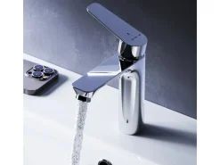 Einhebelmischer<AM.PM Einhebel Waschtischarmatur Hit Wasserhahn Bad aus Messing FTA02800 Chrom