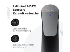 AM.PM Einhebel Waschtischarmatur Hit Wasserhahn Bad aus Messing FTA02822 Schwarz< Einhebelmischer