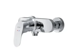 AM.PM Einhebel-Duscharmatur Like Brausearmatur aus Messing, Brausebatterie, Wasserhahn Bad FLA20000 Chrom< Einhebelmischer