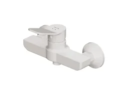 New AM.PM Einhebel-Duscharmatur Hit Brausearmatur aus Messing, Mischbatterie Brausebatterie Wasserhahn Bad FXA20033 Weiß
