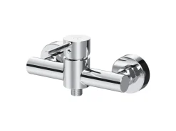 AM.PM Einhebel-Duscharmatur Spike Brausearmatur aus Messing, Brausebatterie Wasserhahn Bad FPA20000 Chrom< Einhebelmischer