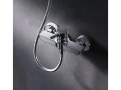 AM.PM Einhebel-Duscharmatur X-Joy S Brausearmatur aus Messing, Brausebatterie Wasserhahn Bad FXB20000  < Einhebelmischer