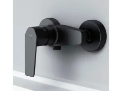 Einhebelmischer<AM.PM Einhebel-Duscharmatur Gem Brausearmatur aus Messing, Brausebatterie, Wasserhahn Bad FGA20022