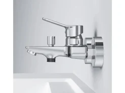 Best AM.PM Einhebel-Wannenarmatur / Brausearmatur,  Wasserhahn Bad, Wannenbatterie FXA10000 X-Joy Aufputz Chrom