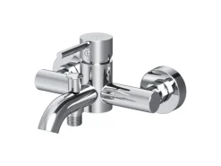 New AM.PM Einhebel-Wannenarmatur / Brausearmatur,  Wasserhahn Bad, Wannenbatterie FPA10000 Spike Aufputz Chrom
