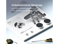 AM.PM Einhebel-Wannenarmatur / Brausearmatur,  Wasserhahn Bad, Wannenbatterie FLA10000 Like Aufputz Chrom< Einhebelmischer