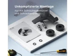 AM.PM Einhebel-Wannenarmatur / Brausearmatur,  Wasserhahn Bad, Wannenbatterie FGA10022 Gem Aufputz< Einhebelmischer