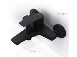 AM.PM Einhebel-Wannenarmatur / Brausearmatur,  Wasserhahn Bad, Wannenbatterie FGA10022 Gem Aufputz< Einhebelmischer