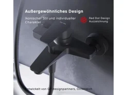 AM.PM Einhebel-Wannenarmatur / Brausearmatur,  Wasserhahn Bad, Wannenbatterie FGA10022 Gem Aufputz< Einhebelmischer