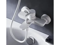 Einhebelmischer<AM.PM Einhebel-Wannenarmatur / Brausearmatur , Wasserhahn Bad Wannenbatterie FXB10033 X-Joy S Aufputz