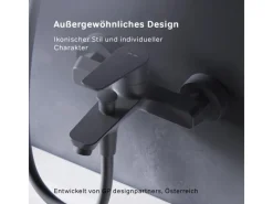 AM.PM Einhebel-Wannenarmatur / Brausearmatur,  Wasserhahn Bad, Wannenbatterie FTA10022 Hit Aufputz< Einhebelmischer