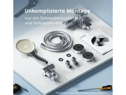 AM.PM Einhebel-Wannenarmatur / Brausearmatur Hit Aufputz Chrom< Einhebelmischer