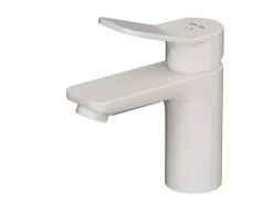Online AM.PM Einhebel-Waschtischarmatur X-Joy Wasserhahn Bad aus Messing, Waschbecken Armatur, Mischbatterie FXA02133 Weiß