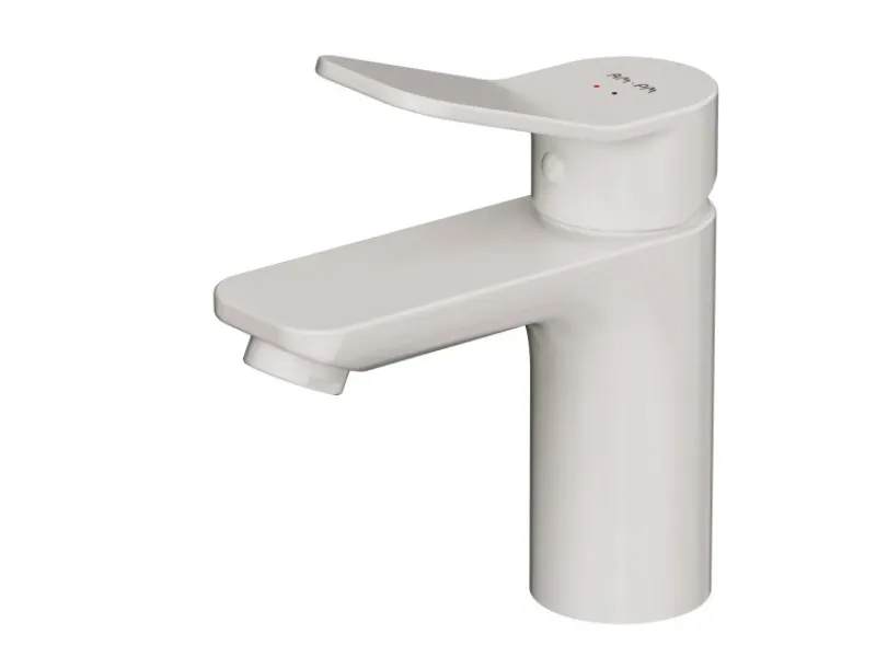 Online AM.PM Einhebel-Waschtischarmatur X-Joy Wasserhahn Bad aus Messing, Waschbecken Armatur, Mischbatterie FXA02133 Weiß