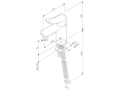 Online AM.PM Einhebel-Waschtischarmatur X-Joy Wasserhahn Bad aus Messing, Waschbecken Armatur, Mischbatterie FXA02133 Weiß