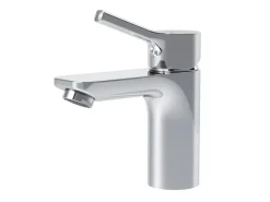 Einhebelmischer<AM.PM Einhebel-Waschtischarmatur X-Joy S Wasserhahn Bad aus Messing, Waschbecken Armatur, Mischbatterie FXB02100