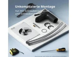 AM.PM Einhebel-Waschtischarmatur X-Joy S Wasserhahn Bad aus Messing, Waschbecken Armatur, Mischbatterie FXB02122< Einhebelmischer