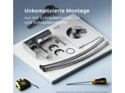 AM.PM Einhebel-Waschtischarmatur Gem Wasserhahn Bad aus Messing, Mischbatterie FGA02100< Einhebelmischer