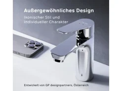 AM.PM Einhebel-Waschtischarmatur Hit Wasserhahn Bad FTA02100 Chrom< Einhebelmischer