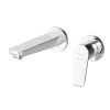 Einhebelmischer<AM.PM Einhebel-Waschtischarmatur Wandmontage X-Joy Wasserhahn Bad, Mischbatterie FXA72600 Chrom