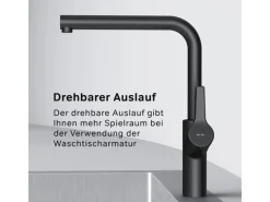 AM.PM Küchenarmatur X-Joy S Spültischarmatur Küche Spültisch-Einhebelmischer FXB05022< Einhebelmischer