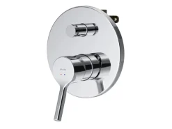 Einhebelmischer<AM.PM Wannen Einhand-Mischbatterie Unterputz Wandthermostat, Thermostat Mischbatterie Dusche X-Joy S FXB45000