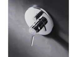 Einhebelmischer<AM.PM Wannen Einhand-Mischbatterie Unterputz Wandthermostat, Thermostat Mischbatterie Dusche X-Joy S FXB45000