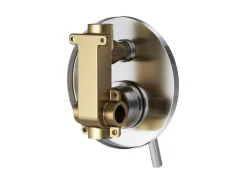 Einhebelmischer<AM.PM Wannen Einhand-Mischbatterie Unterputz Wandthermostat, Thermostat Mischbatterie Dusche X-Joy S FXB45000