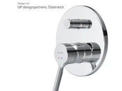 Einhebelmischer<AM.PM Wannen Einhand-Mischbatterie Unterputz Wandthermostat, Thermostat Mischbatterie Dusche X-Joy S FXB45000
