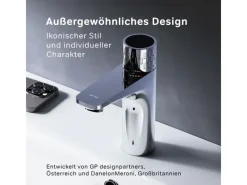 AM.PM Waschtischarmatur Gem mit Wassertemperatur Indikator FGA02400 Chrom< Einhebelmischer