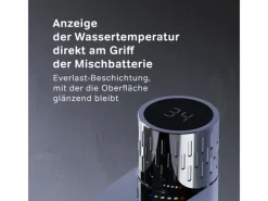AM.PM Waschtischarmatur Gem mit Wassertemperatur Indikator FGA02400 Chrom< Einhebelmischer
