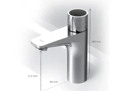 AM.PM Waschtischarmatur Gem mit Wassertemperatur Indikator FGA02400 Chrom< Einhebelmischer