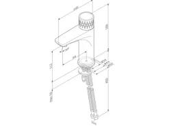 AM.PM Waschtischarmatur Gem mit Wassertemperatur Indikator FGA02400 Chrom< Einhebelmischer