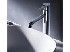 Outlet AM.PM Waschtischarmatur mit hohem Auslauf Spike Wasserhahn Bad aus Messing, Mischbatterie FPA92000 Chrom