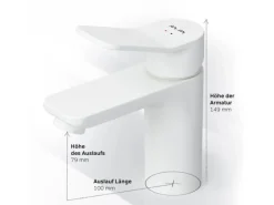 AM.PM Waschtischarmatur mit Klick-Ablaufgarnitur, Waschbecken Armatur, Mischbatterie FXA82133 X-Joy Wasserhahn Bad< Einhebelmischer