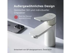 AM.PM Waschtischarmatur mit Klick-Ablaufgarnitur, Waschbecken Armatur, Mischbatterie FXA82133 X-Joy Wasserhahn Bad< Einhebelmischer