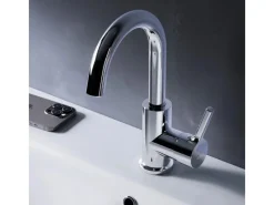 Outlet AM.PM Waschtischarmatur mit drehbarem Auslauf, Wasserhahn Bad, Mischbatterie FXB02700 X-Joy S  Chrom