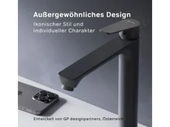 AM.PM Waschtischarmatur mit hohem Auslauf Hit Wasserhahn Bad aus Messing, Mischbatterie FTA92022< Einhebelmischer