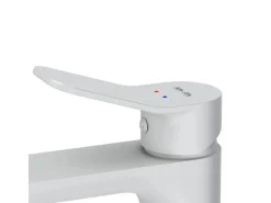 Best AM.PM Waschtischarmatur mit hohem Auslauf, Waschbecken Armatur, Mischbatterie FXA92033 X-Joy Wasserhahn Bad Weiß