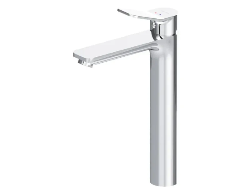 Best AM.PM Waschtischarmatur mit hohem Auslauf, Waschbecken Armatur, Mischbatterie FXA92000 X-Joy Wasserhahn Bad Chrom