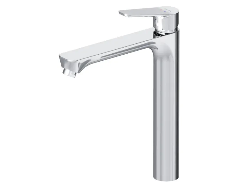 AM.PM Waschtischarmatur mit hohem Auslauf Hit Wasserhahn Bad aus Messing, Mischbatterie FTA92000< Einhebelmischer