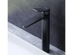 Outlet AM.PM Waschtischarmatur mit hohem Auslauf, Waschbecken Armatur, Mischbatterie FXA92022 X-Joy Wasserhahn Bad Schwarz