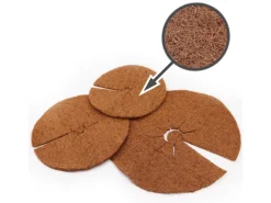 Aquagart 1 Kokos Mulchscheibe 45cm Kokofasermatte Kokosfaser Pflanzenschutzmatte< Töpfe