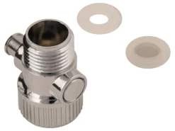 New AquaSu Wasserstopp Somari für Armaturen 1/2 Zoll Chrom