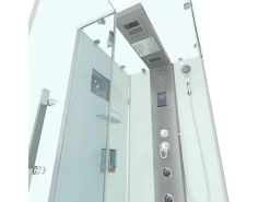 AcquaVapore Einhebelmischer<AquaVapore Dampfdusche Duschtempel Sauna Dusche Duschkabine D38-00L2-EC 80x80 cm