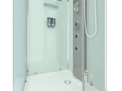 AcquaVapore AquaVapore Dampfdusche Duschtempel Sauna Dusche Duschkabine D38-00R3-EC 80x80 cm< Einhebelmischer