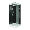 AcquaVapore AquaVapore Dampfdusche Duschtempel Sauna Dusche Duschkabine D38-13L3 90x90 cm< Einhebelmischer