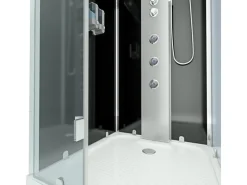 AcquaVapore AquaVapore Dampfdusche Duschtempel Sauna Dusche Duschkabine D38-13L3 90x90 cm< Einhebelmischer